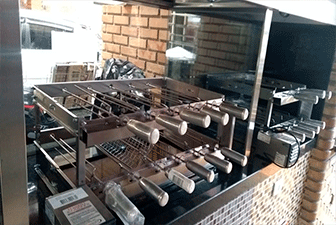 Foto de acessórios para churrasqueiras
