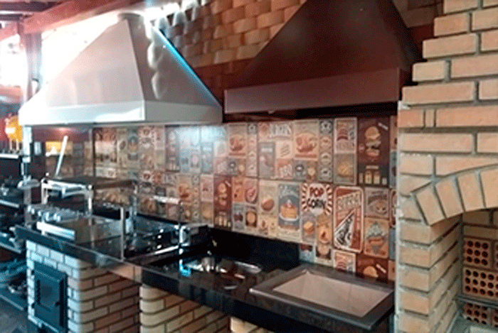 Foto de acessórios para churrasqueiras