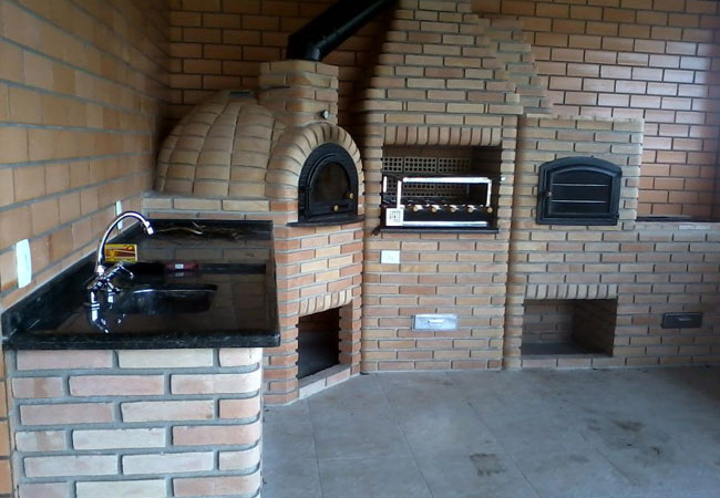 Fotos de churrasqueiras, lareiras, fornos e fogão a lenha