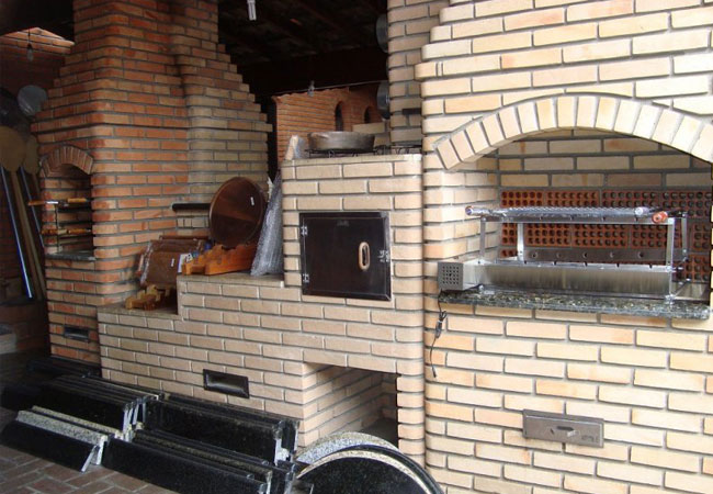 Fotos de churrasqueiras, lareiras, fornos e fogão a lenha