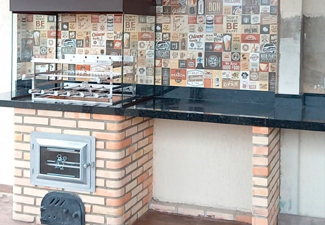 Fotos de churrasqueiras, lareiras, fornos e fogão a lenha